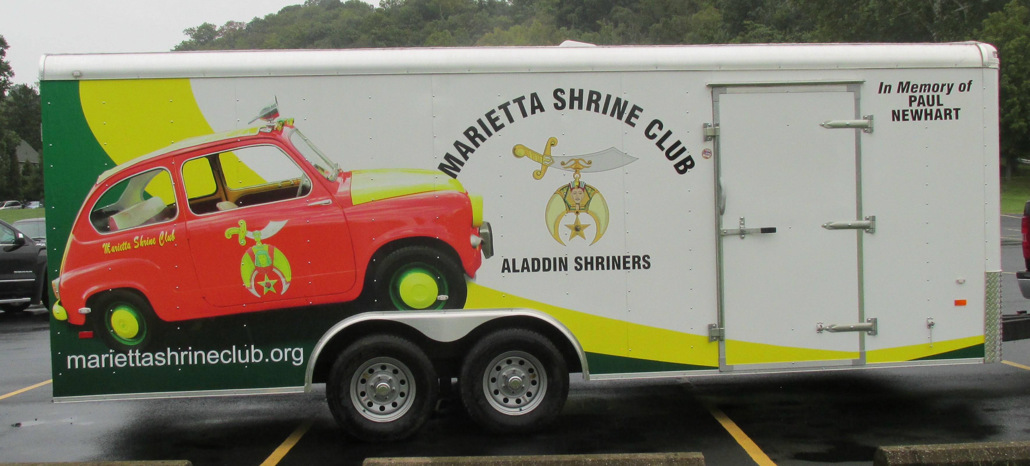 Marietta Shrine Club Car Trailer